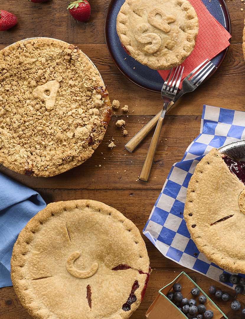Handcrafted pie making